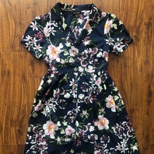 Beautiful Floral Midi Dress
